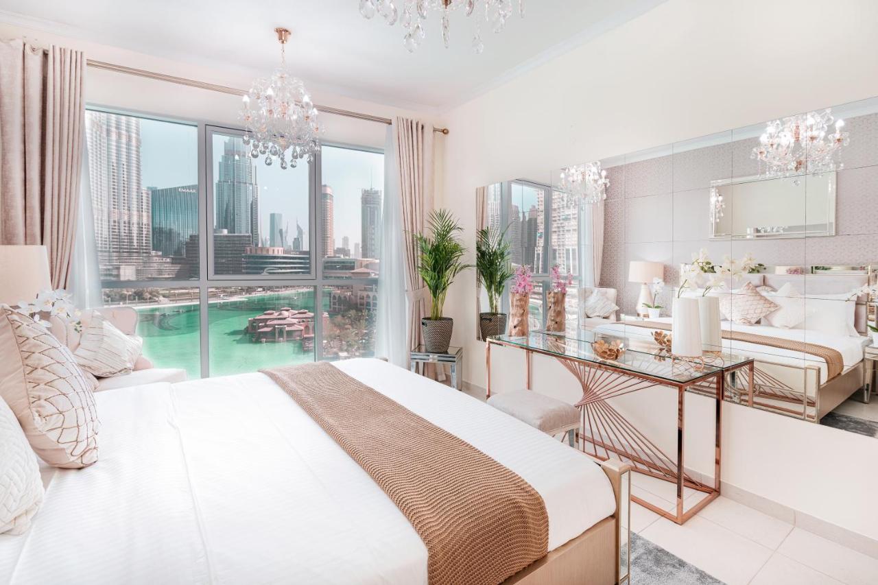 Elite Royal Apartment - Full Burj Khalifa & Fountain View - Brilliant - 2 Bedrooms & 1 Open Bedroom Without Partition Dubai Luaran gambar