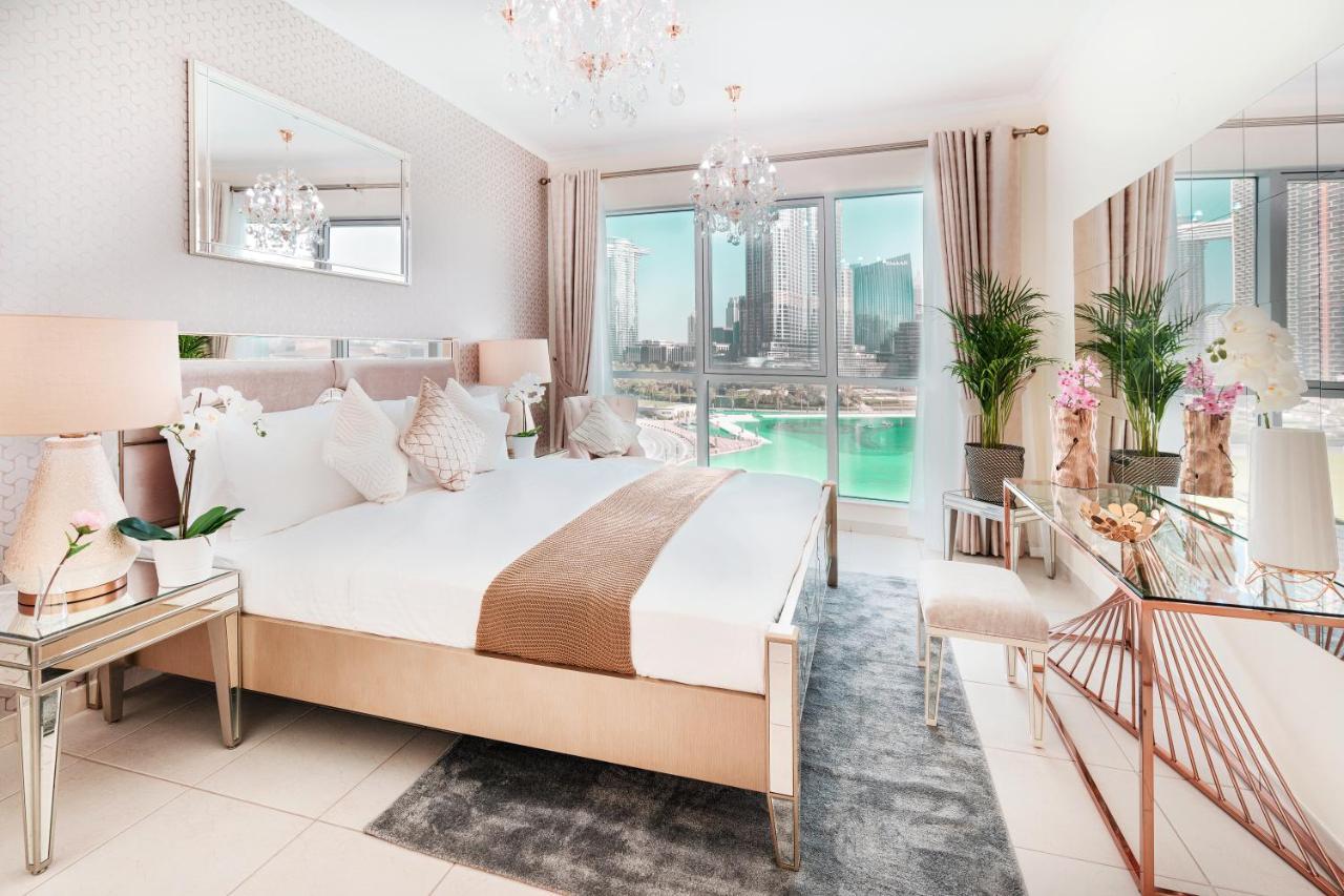 Elite Royal Apartment - Full Burj Khalifa & Fountain View - Brilliant - 2 Bedrooms & 1 Open Bedroom Without Partition Dubai Luaran gambar