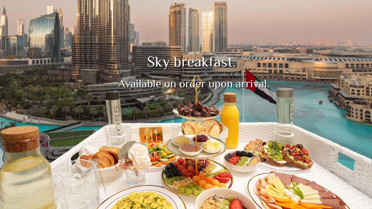 Elite Royal Apartment - Full Burj Khalifa & Fountain View - Brilliant - 2 Bedrooms & 1 Open Bedroom Without Partition Dubai Luaran gambar